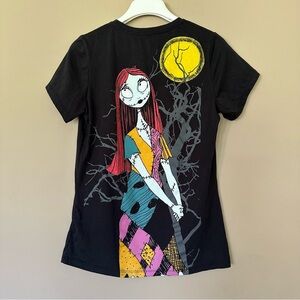 Nightmare Before Christmas T-shirt Fitted Women XL Jack Sally Double Sided Hallo